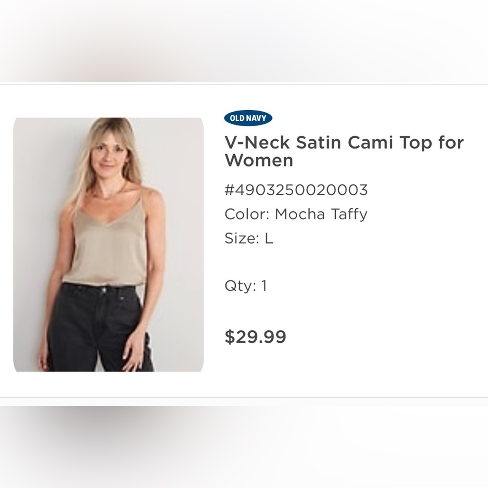 Satin dress top